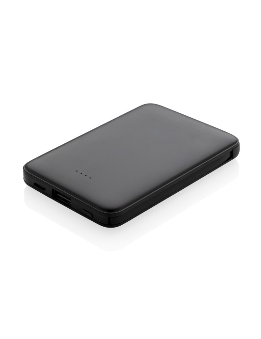 Batterie externe 5 000 mAh à câbles intégrés personnalisable