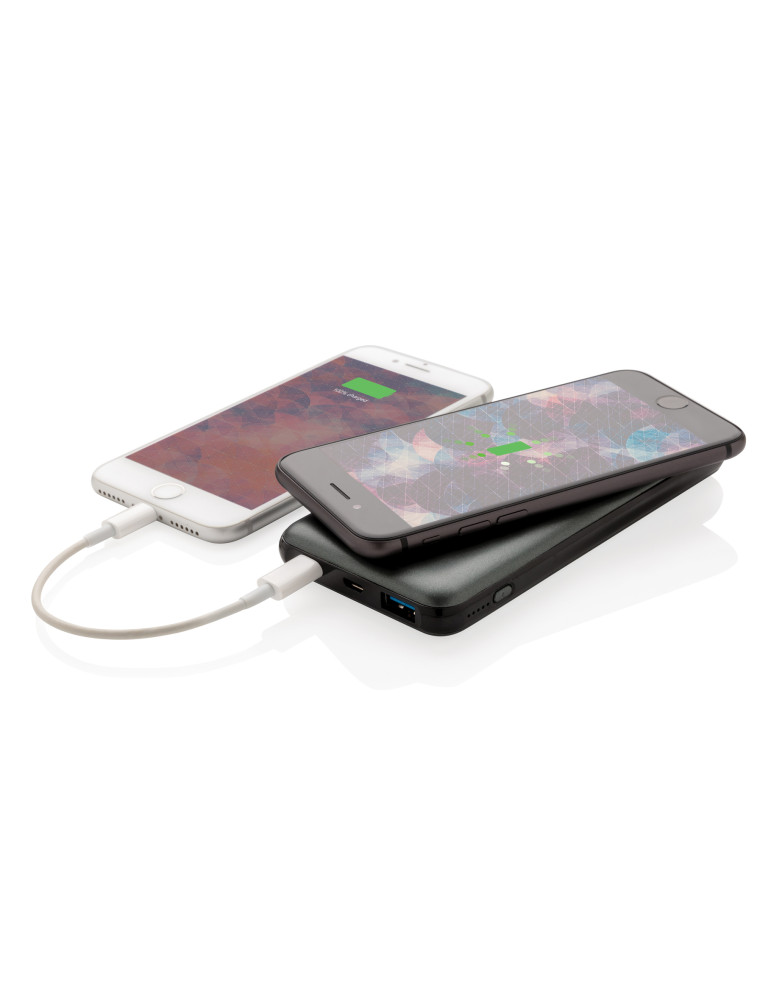 Batterie 10 000 mAh PD 18 W et induction 10 W personnalisable