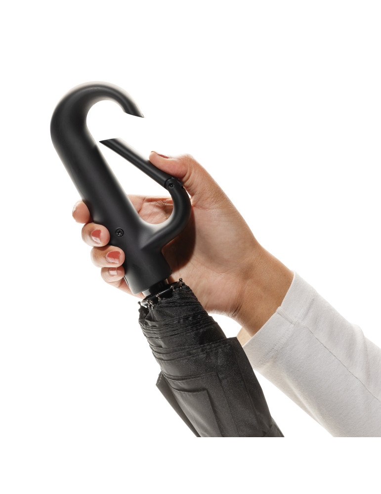 Parapluie Yara 21 pouces avec poignée mousqueton AWARE personnalisable
