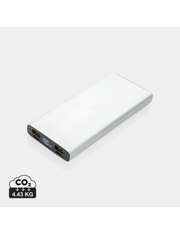 Batterie externe aluminium 10 000 mAh PD 18 W personnalisable