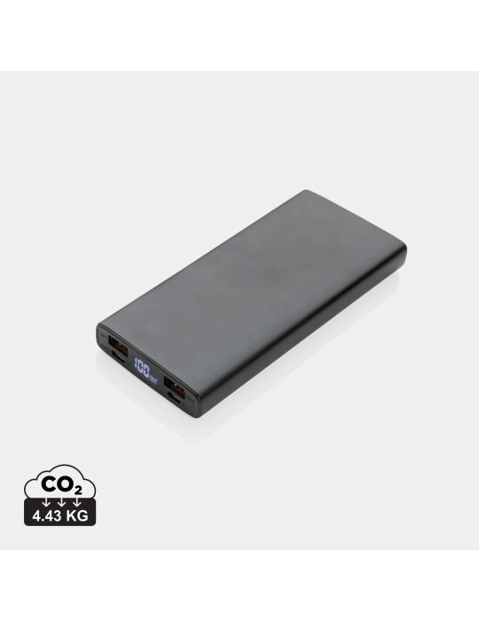 Batterie externe aluminium 10 000 mAh PD 18 W personnalisable