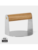 Presse à burger Vinga Paso 11 cm inox et frêne FSC personnalisable