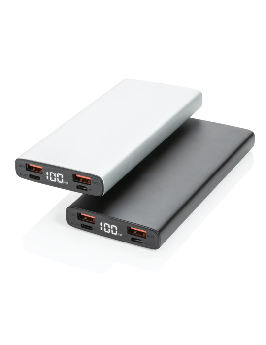 Batterie externe aluminium 10 000 mAh PD 18 W personnalisable