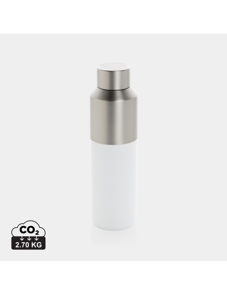 Gourde Fluid 600 ml bicolore en acier RCS personnalisable