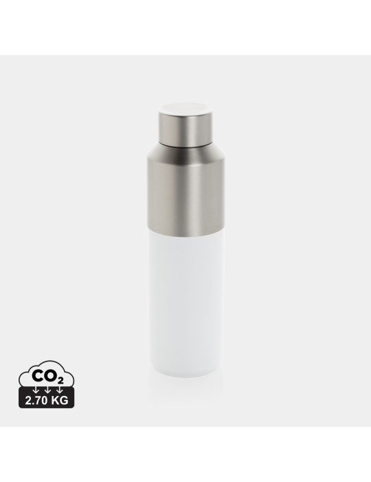 Gourde Fluid 600 ml bicolore en acier RCS personnalisable