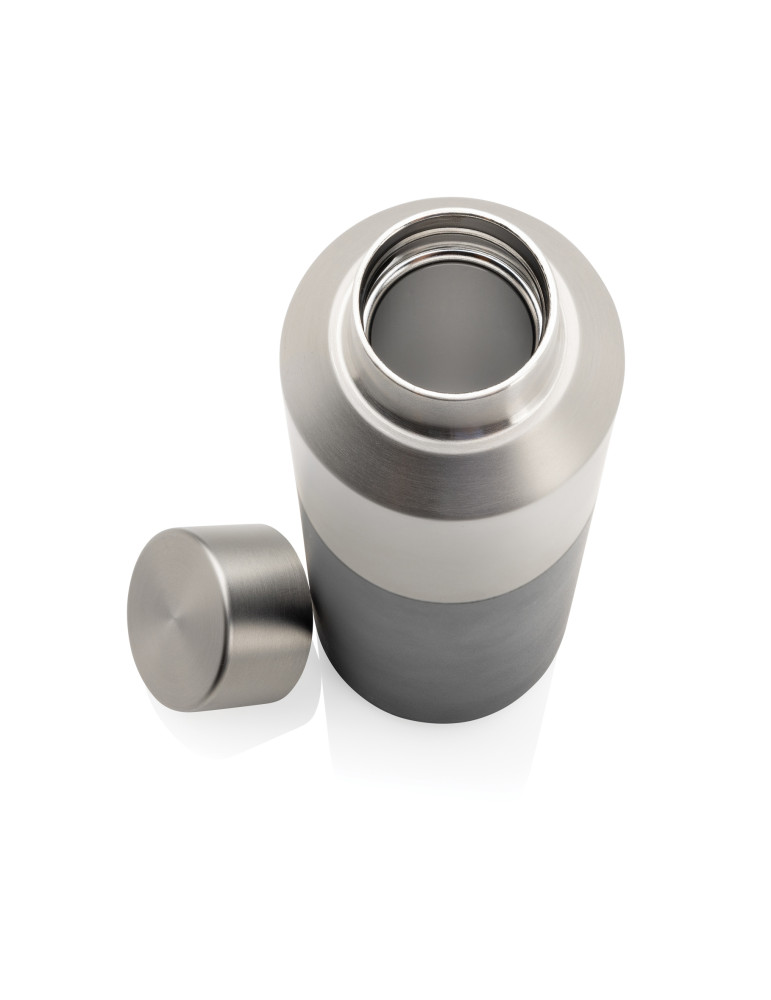 Gourde Fluid 600 ml bicolore en acier RCS personnalisable