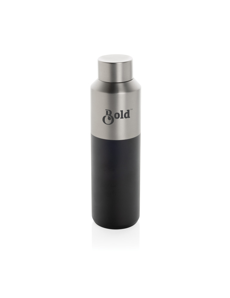 Gourde Fluid 600 ml bicolore en acier RCS personnalisable