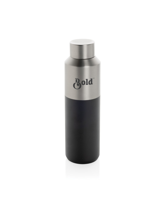 Gourde Fluid 600 ml bicolore en acier RCS personnalisable