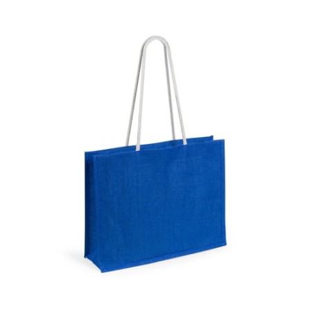 Sac de Plage Économique Personnalisé Hintol Matières : coton Couleurs : bleu objet promotionnel éco-responsable