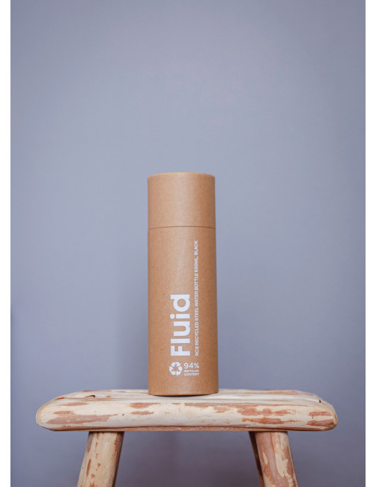 Gourde Fluid 600 ml bicolore en acier RCS personnalisable