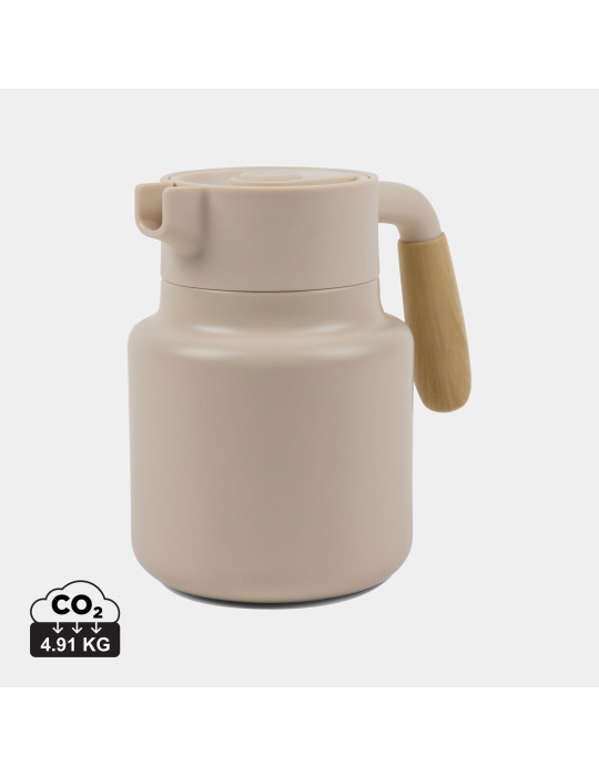 Pichet isotherme Vinga Arbe 1,2 litre acier recyclé RCS personnalisable
