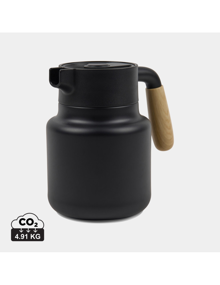 Pichet isotherme Vinga Arbe 1,2 litre acier recyclé RCS personnalisable