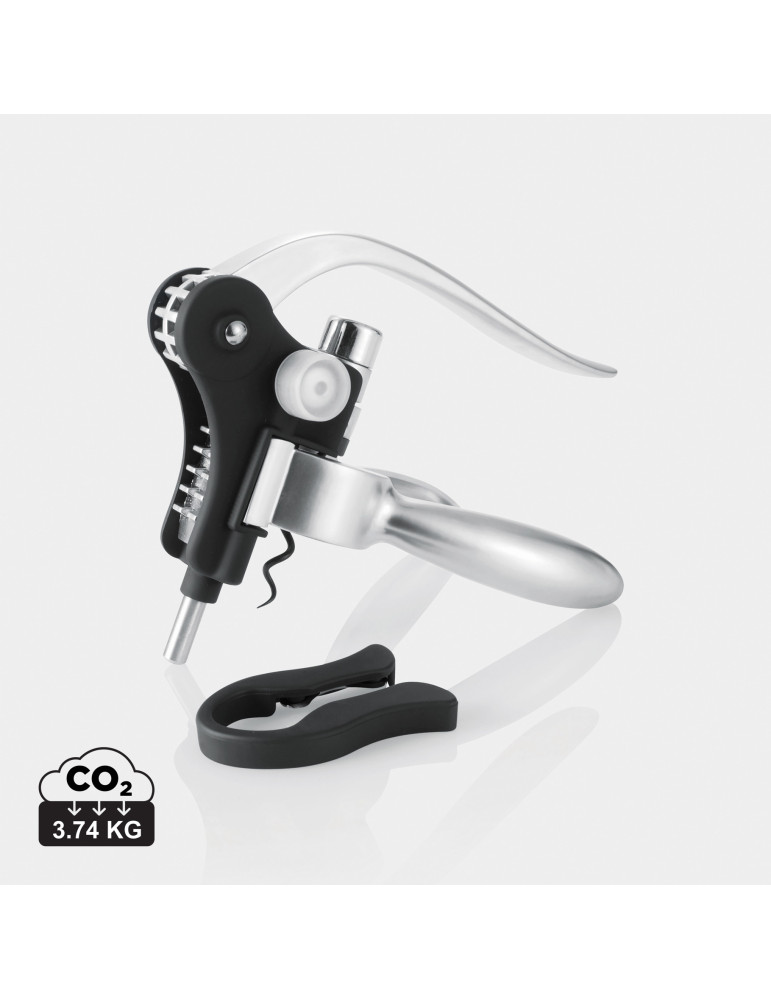 Tire-bouchon à levier Exécutive avec coupe-capsule personnalisable