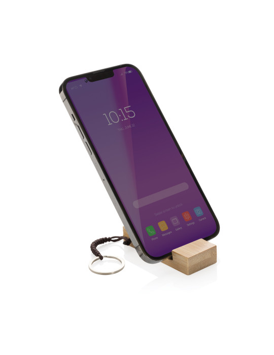 Support pour téléphone en bambou Standkey personnalisable