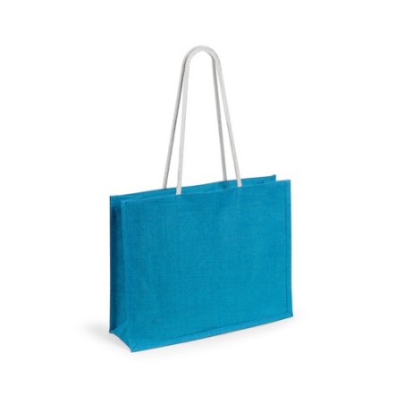Sac de Plage Économique Personnalisé Hintol Matières : coton Couleurs : bleu goodies personnalisé en stock