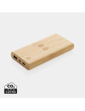 Batterie bambou 8 000 mAh et induction 5 W personnalisable