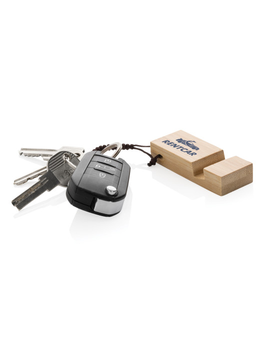 Support pour téléphone en bambou Standkey personnalisable