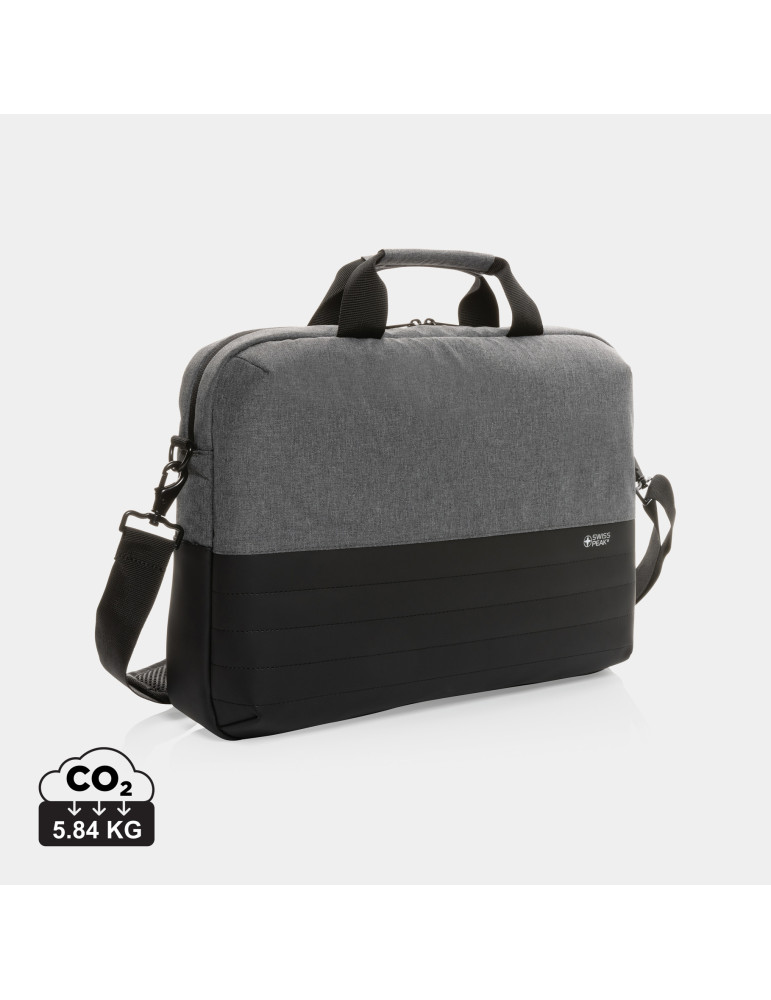 Sacoche Swiss Peak AWARE 15,6 pouces à poches RFID personnalisable