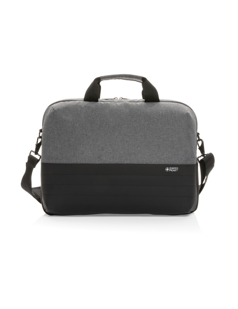 Sacoche Swiss Peak AWARE 15,6 pouces à poches RFID personnalisable