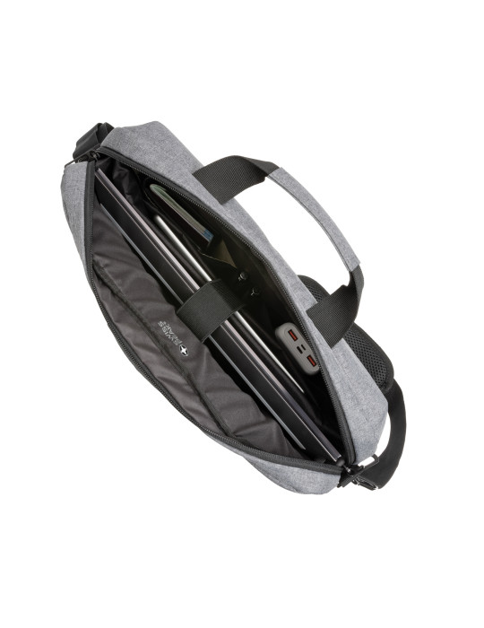 Sacoche Swiss Peak AWARE 15,6 pouces à poches RFID personnalisable