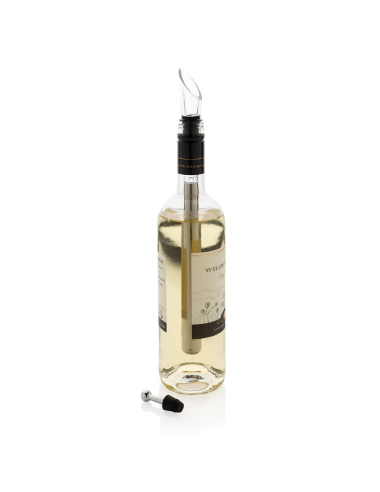 Tige rafraîchissante Vino avec verseur et aérateur personnalisable