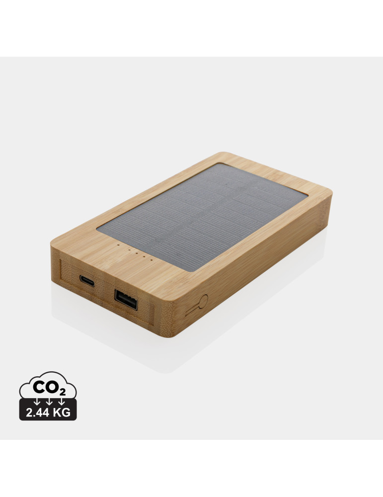Batterie solaire Sunwick à boîtier bambou personnalisable