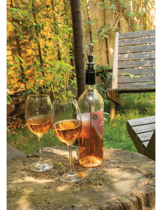 Tige rafraîchissante Vino avec verseur et aérateur personnalisable