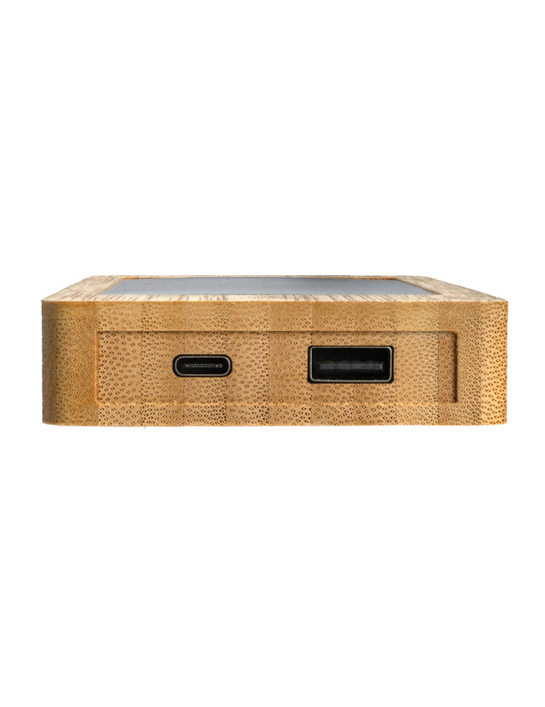 Batterie solaire Sunwick à boîtier bambou personnalisable