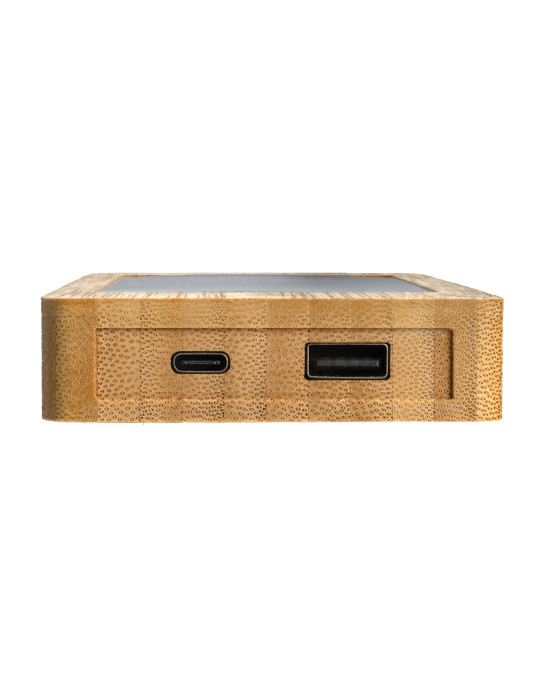 Batterie solaire Sunwick à boîtier bambou personnalisable