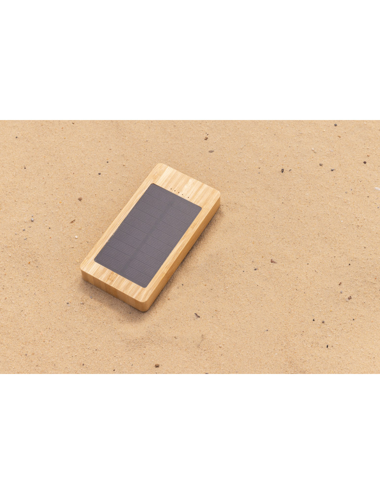 Batterie solaire Sunwick à boîtier bambou personnalisable