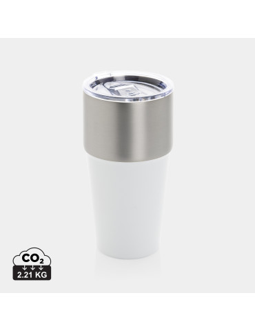 Mug Fluid 500 ml bicolore en acier RCS personnalisable