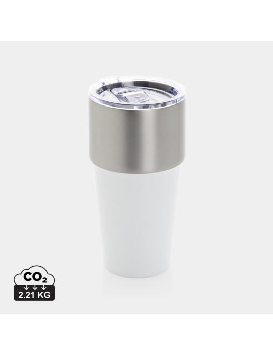 Mug Fluid 500 ml bicolore en acier RCS personnalisable