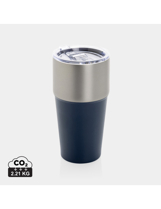 Mug Fluid 500 ml bicolore en acier RCS personnalisable