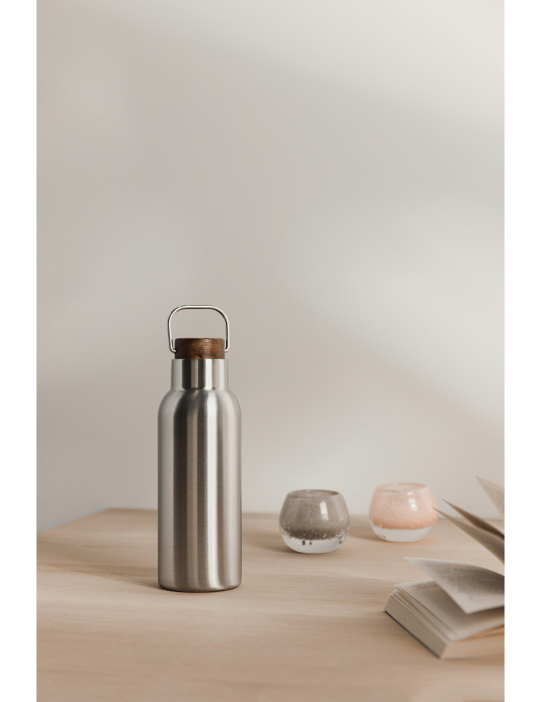 Bouteille isotherme Vinga Ciro 580 ml acier RCS personnalisable
