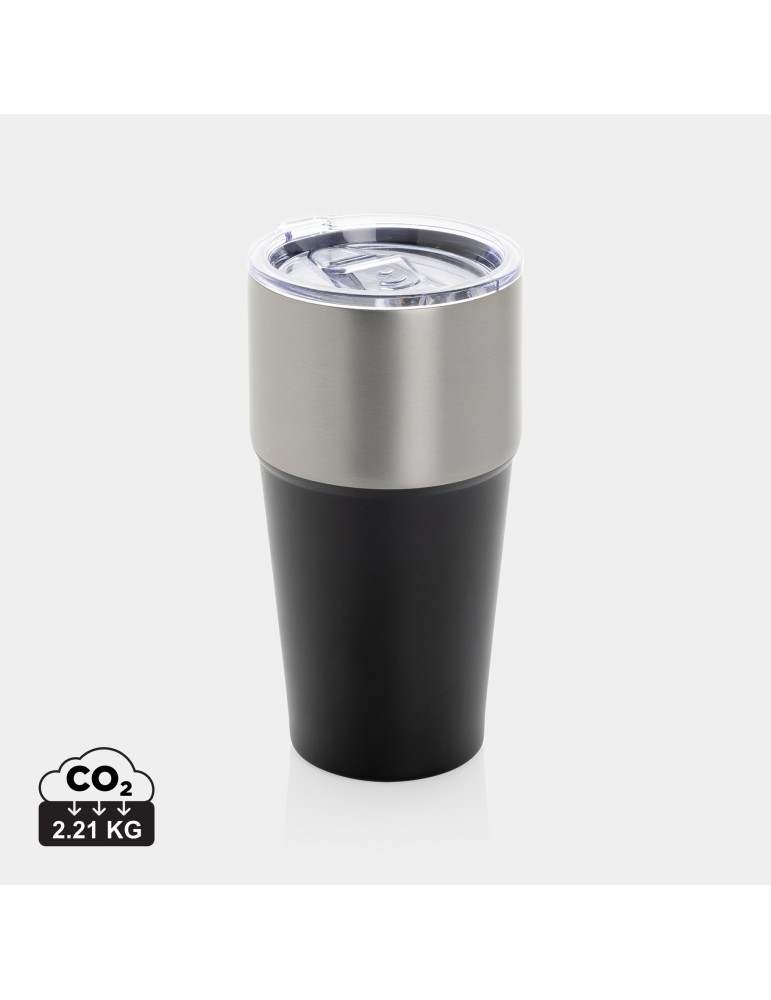 Mug Fluid 500 ml bicolore en acier RCS personnalisable