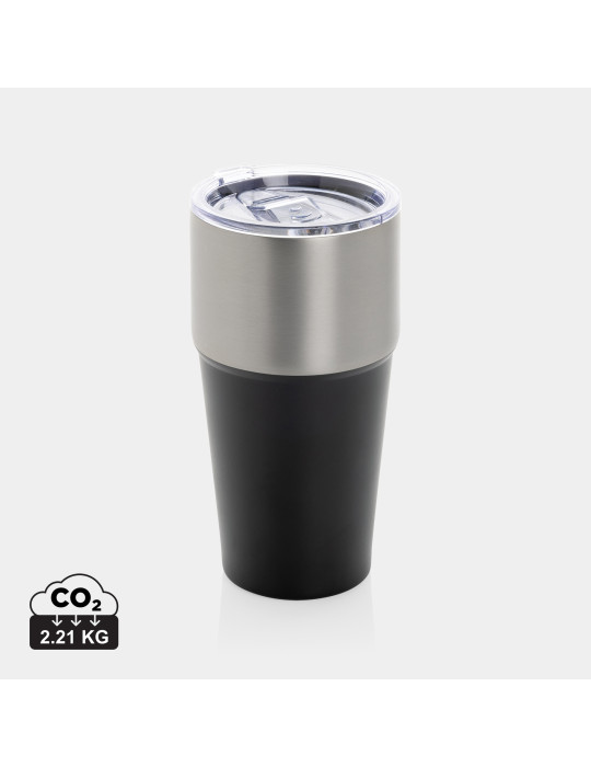 Mug Fluid 500 ml bicolore en acier RCS personnalisable