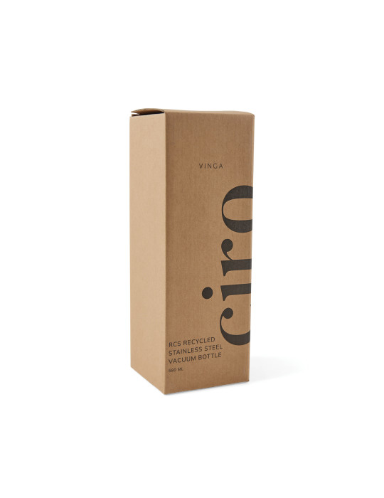 Bouteille isotherme Vinga Ciro 580 ml acier RCS personnalisable