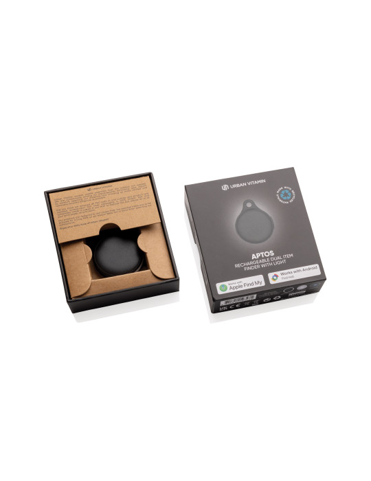 Localisateur rechargeable avec lampe Urban Vitamin Aptos personnalisable