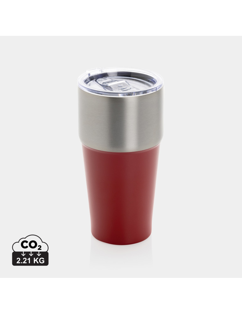 Mug Fluid 500 ml bicolore en acier RCS personnalisable