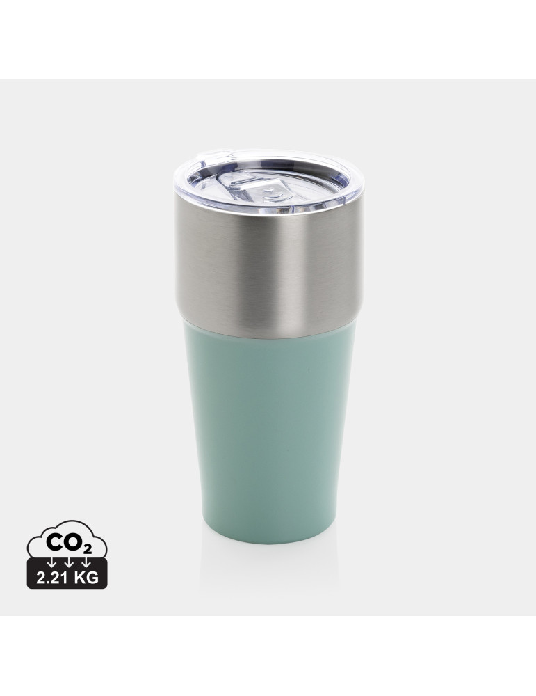 Mug Fluid 500 ml bicolore en acier RCS personnalisable