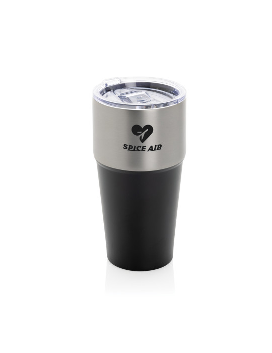 Mug Fluid 500 ml bicolore en acier RCS personnalisable