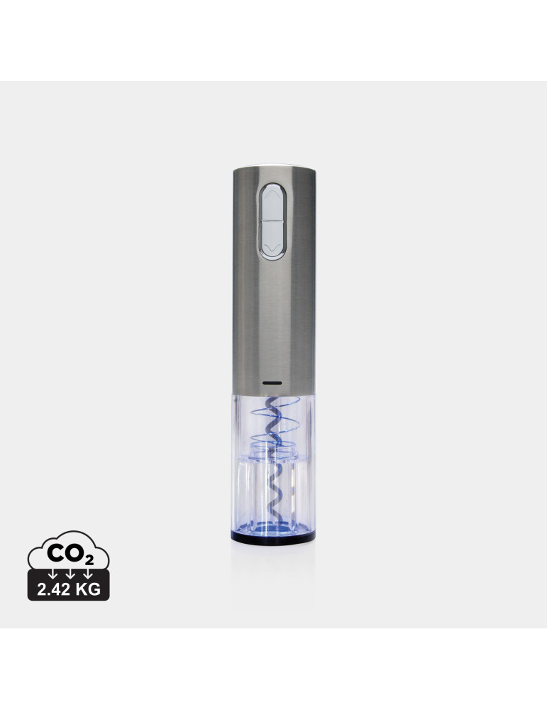 Tire-bouchon électrique USB avec lumière bleue personnalisable
