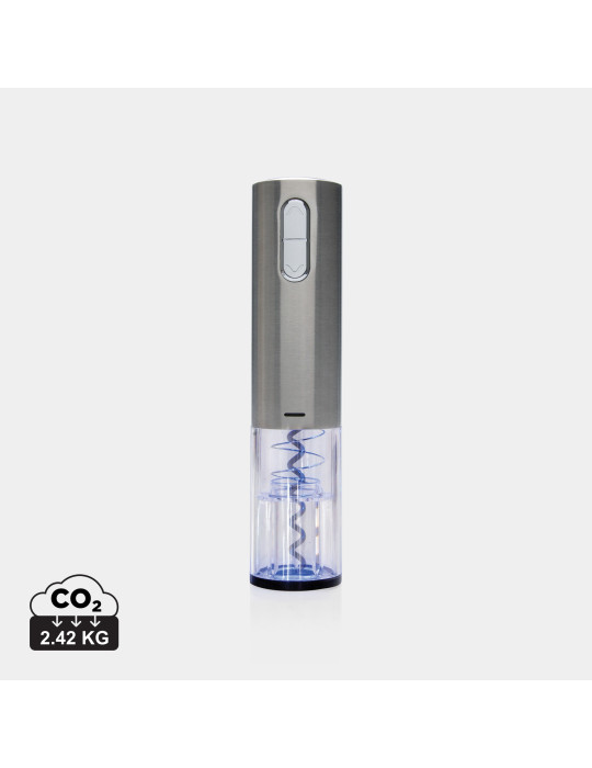 Tire-bouchon électrique USB avec lumière bleue personnalisable
