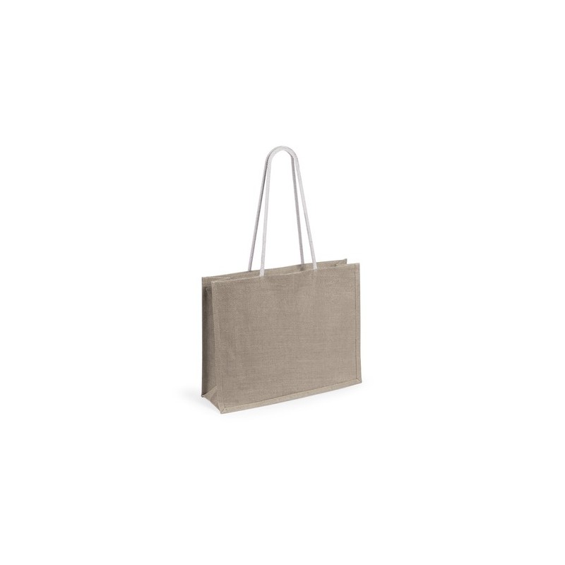 Sac de Plage Économique Personnalisé Hintol Matières : coton Couleurs : naturel marquage laser ultra précis