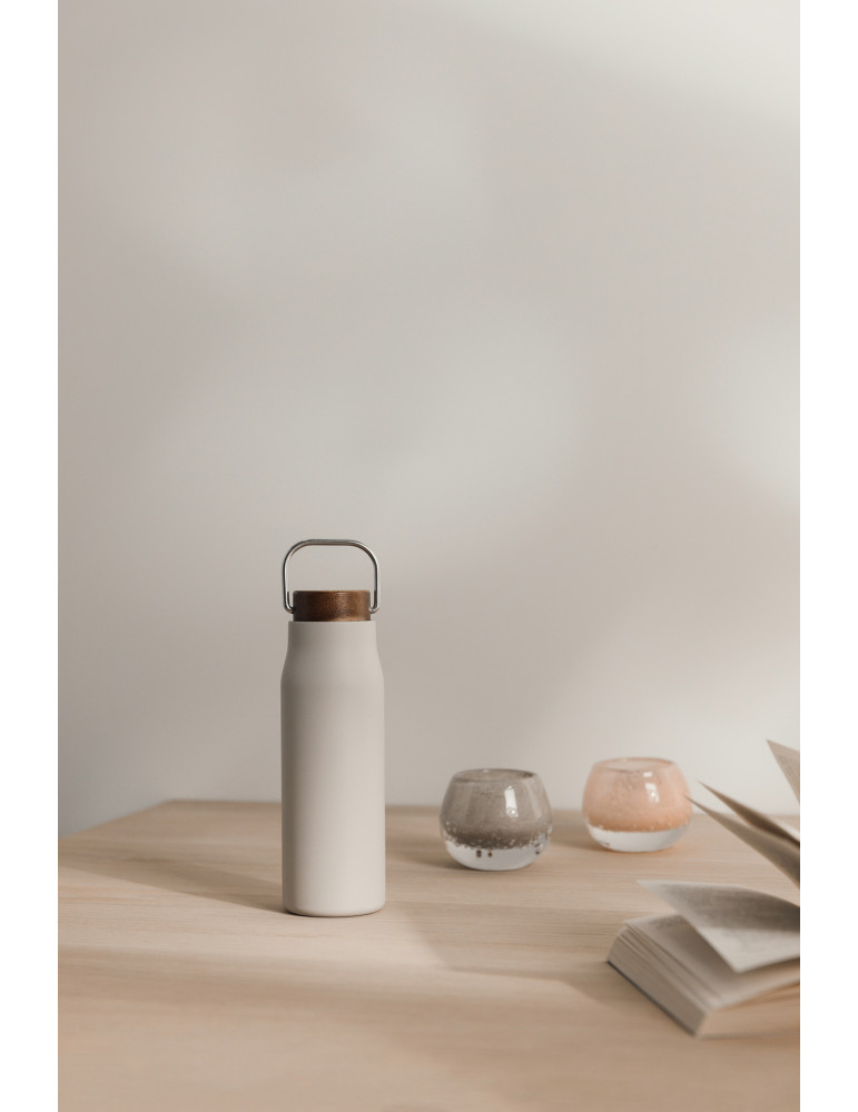 Petite bouteille Vinga Ciro 300 ml acier recyclé RCS personnalisable