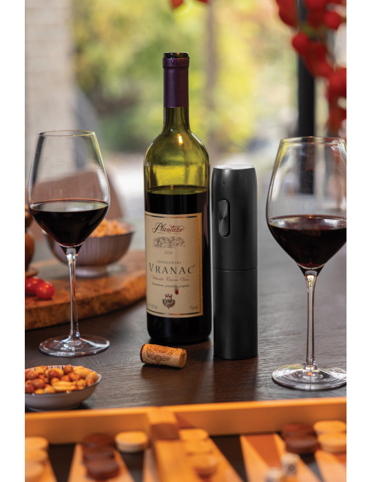 Tire-bouchon électrique rechargeable Vino USB-C personnalisable