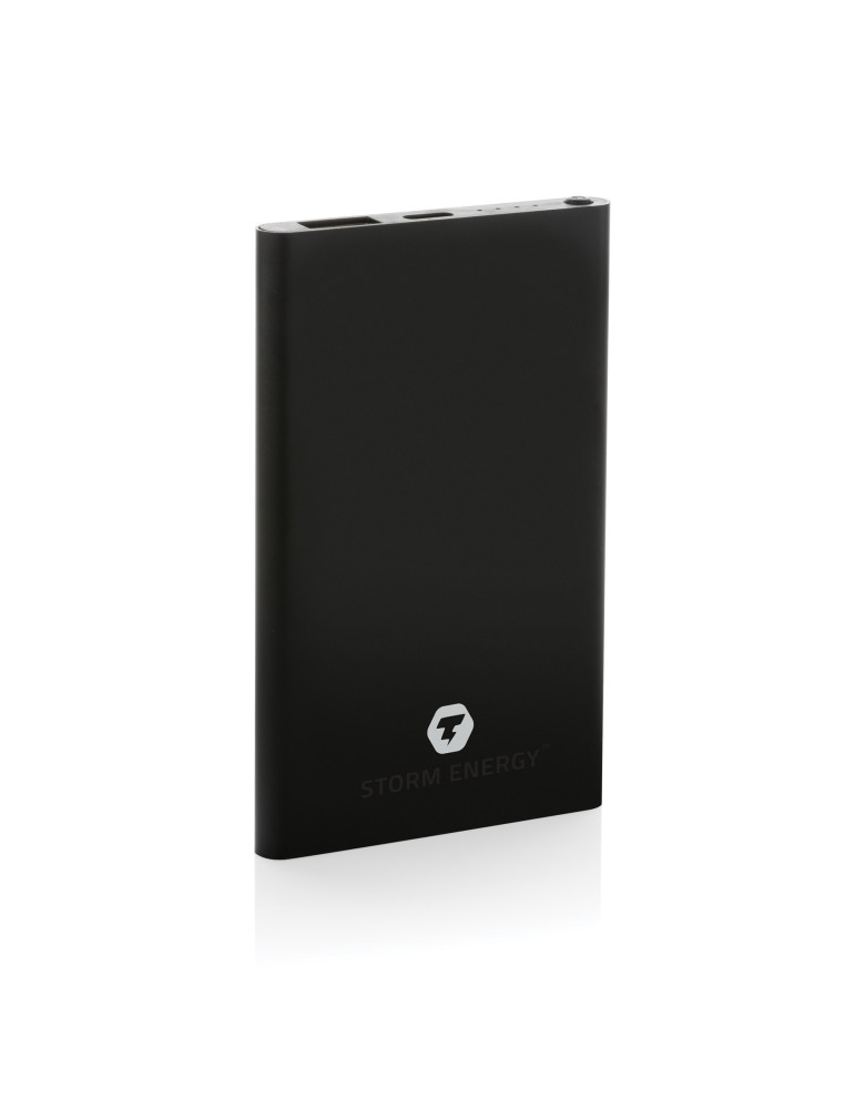Batterie externe plate 4 000 mAh aluminium RCS personnalisable