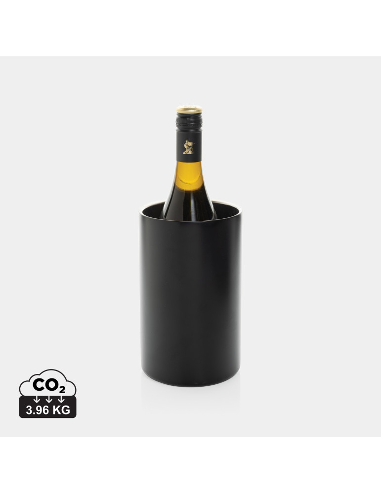 Seau à vin Vino en acier inoxydable recyclé RCS personnalisable