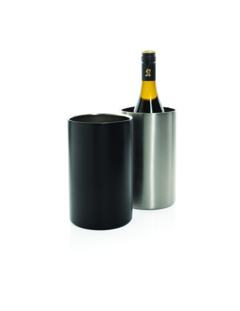 Seau à vin Vino en acier inoxydable recyclé RCS personnalisable