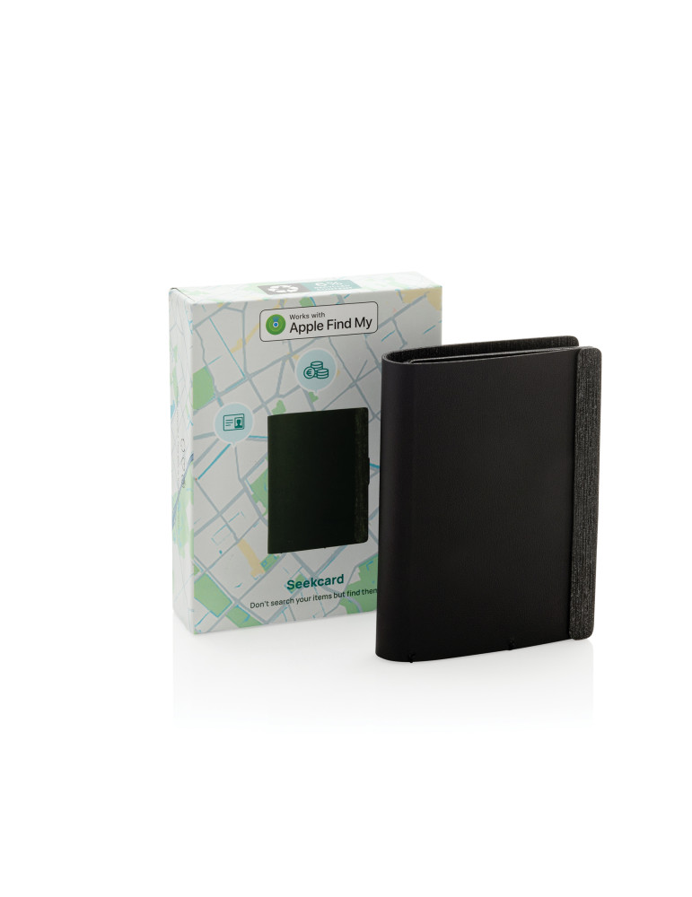 Porte cartes avec géolocalisation en polyester RCS Seekcard personnalisable